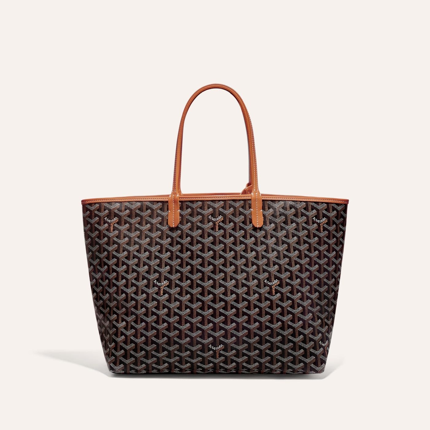 Goyard Saint Louis PM Tote Bag Black and Brown - Image 2